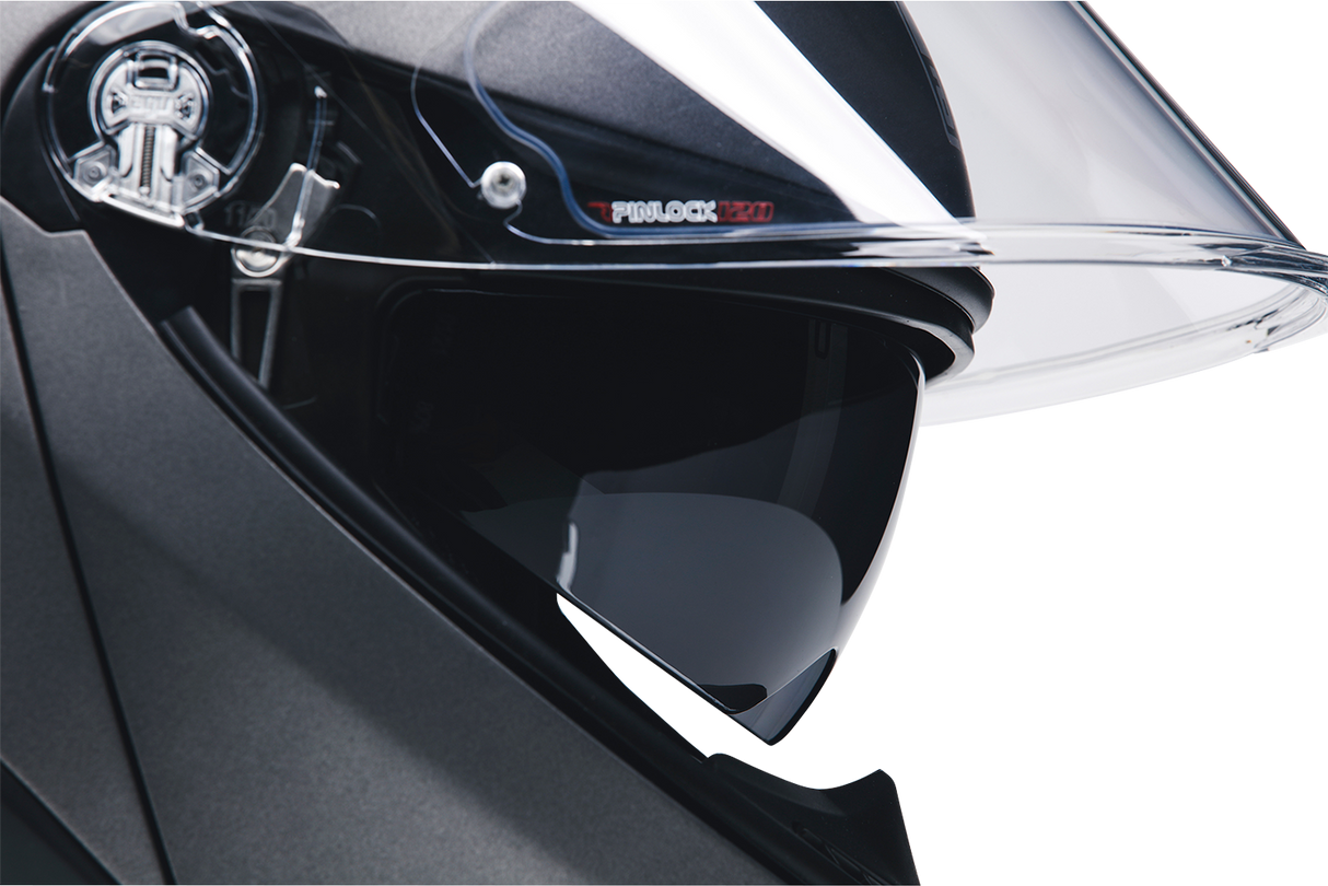 AGV ISV8-1E Dark Smoke Internal Sun Visor Shield for AGV K7, K3, Tourmodular and Streetmodular Helmets