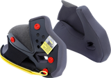 AGV Tourmodular Cheek Pads - Gray/Black 2XL - Compatible with AGV Tourmodular Helmets Part 20KIT93039629