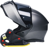 AGV Tourmodular Cheek Pads - Gray/Black - Large | Part Number 20KIT93032629 | Compatible with AGV Tourmodular Helmets