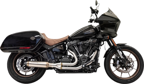 BASSANI XHAUST 2-into-1 Stainless Exhaust System with 4" Super Bike Muffler 1S78SS