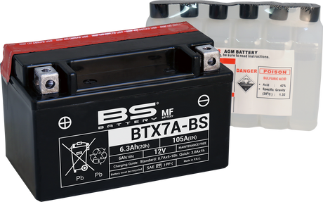 BS BATTERY Battery - BTX7A-BS (YTX) 300619