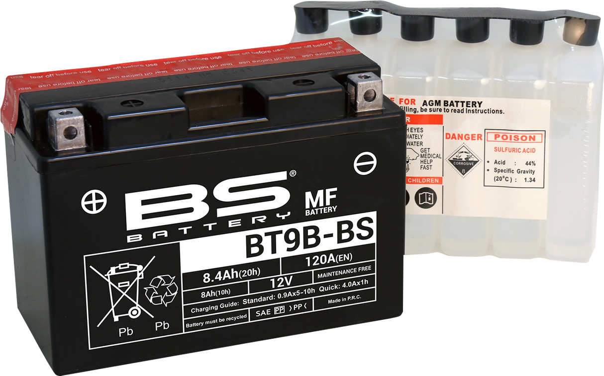 BS BATTERY Battery - BT9B-BS (YT) 300627