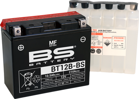 BS BATTERY Battery - BT12B-BS (YT) 300628