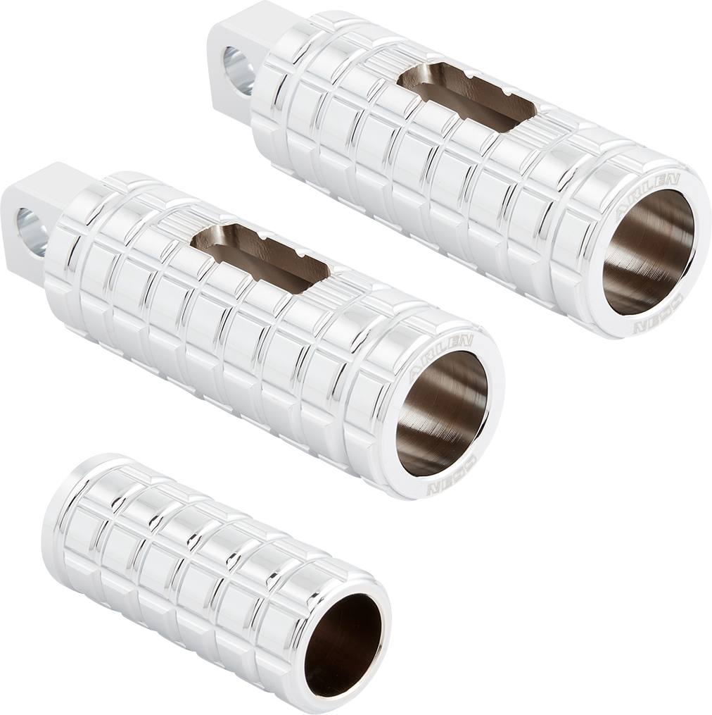 ARLEN NESS Cush Foot Pegs - Male - Chrome 400-031