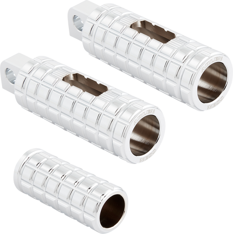 ARLEN NESS Cush Foot Pegs - Male - Chrome 400-031