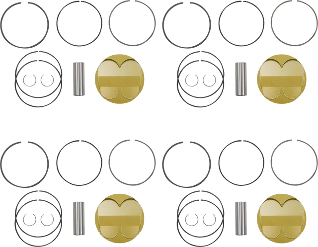 JE PISTONS Piston Kit - 82.00 mm - 13.5:1 CR - Suzuki GSX1300R '99-'07 379436