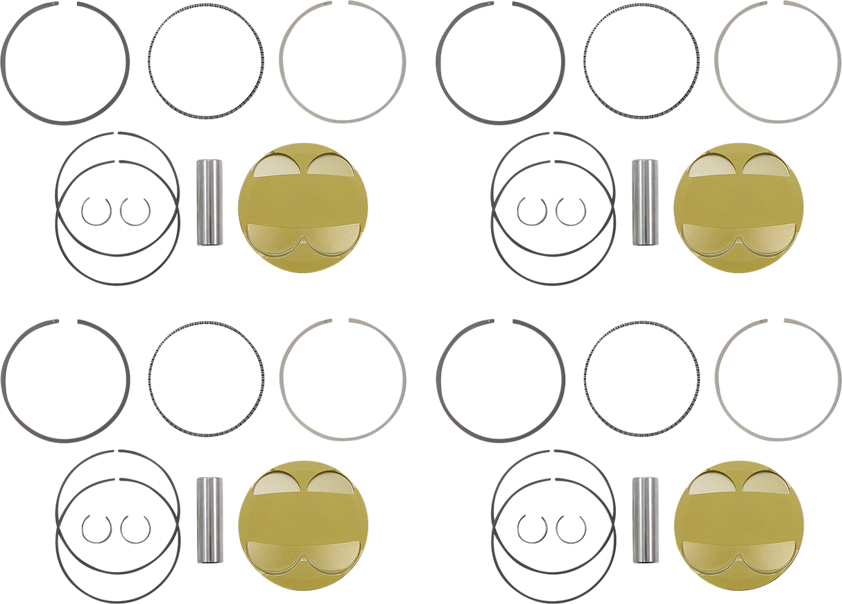 JE PISTONS Piston Kit - 84.00 mm - 13.5:1 CR - Suzuki GSX1300R '08-'19 379443