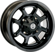 MOOSE OFFROAD Wheel - 415X - Rear - Black - 12x8 - 4/156 - 4+4 415MO128156MB4