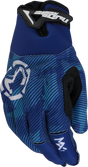 MOOSE OFFROAD MX1™ Gloves Blue - 2XL by Moose Offroad, Part No. 3330-7373 | Compatible with ATV, Motorcycle, Dirt Bike, Motocross, Off-Road Vehicles