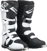MOOSE OFFROAD Qualifier Boots - Black/White - Size 12 3410-2604