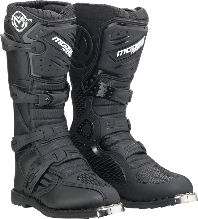 MOOSE OFFROAD Qualifier Boots - Black - Size 7 3410-2581