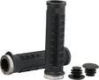 MOOSE OFFROAD Mountain Bike Lock-On Grips - Black - 129 mm (Part Number: PRO-K524EP1-OD) for Mountain Bikes and Off-Road Vehicles