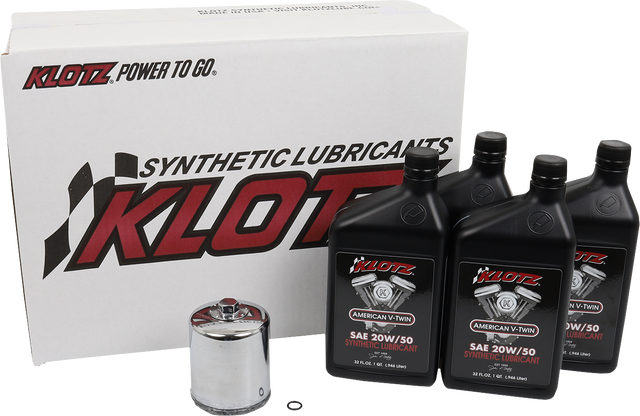 KLOTZ OIL Basic Oil Change Kit - Sportster KH-105
