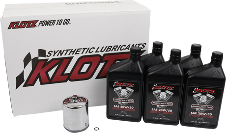 KLOTZ OIL Basic Oil Change Kit - Sportster KH-111
