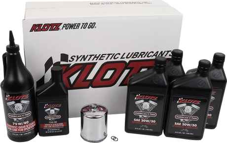 KLOTZ OIL Premium Oil Change Kit - Sportster KH-104