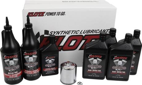 KLOTZ OIL Premium Oil Change Kit - Twin Cam/M8 KH-100