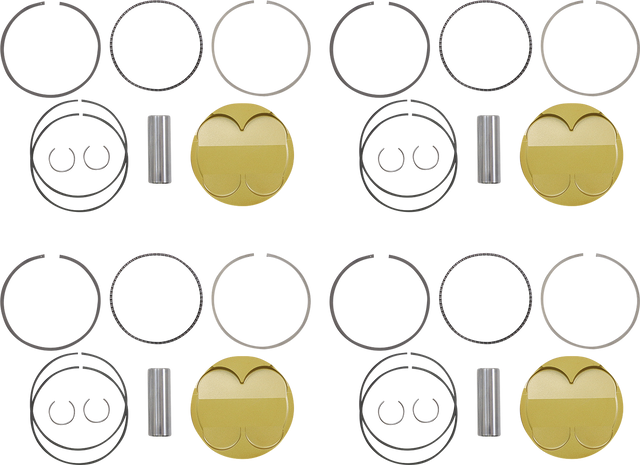 JE PISTONS Piston Kit - 84.00 mm - 13.5:1 CR - Suzuki GSX1300R '99-'07 379438