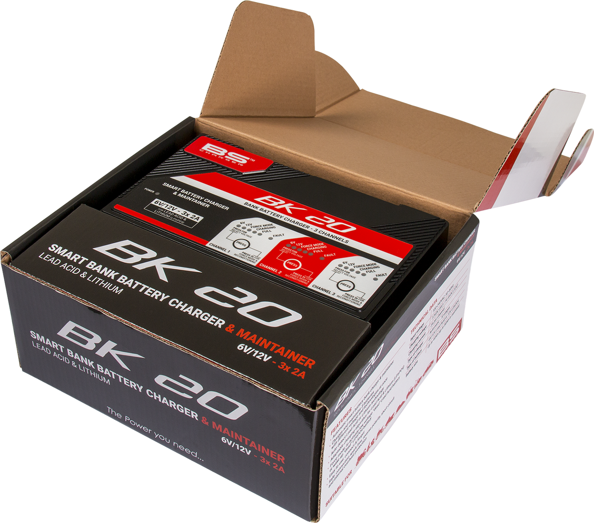 BS BATTERY Battery Charger/Maintainer - BK20 700554