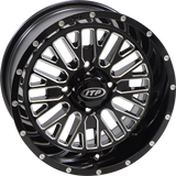 ITP Wheel - Momentum - Front/Rear - Black/Milled - 14x7 - 4/110 - 4+3 (+10 mm) 1422734731B