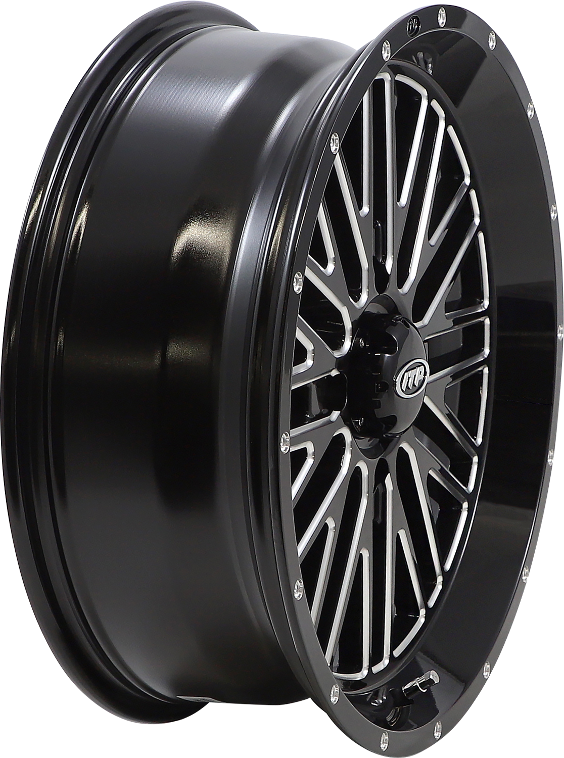 ITP Wheel - Momentum - Front/Rear - Black/Milled - 18x6.5 - 4/137 - 4+2.5 (+10 mm) 1822742731B