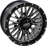 ITP Wheel - Momentum - Front/Rear - Black/Milled - 14x7 - 4/137 - 5+2 (+30 mm) 1422735731B