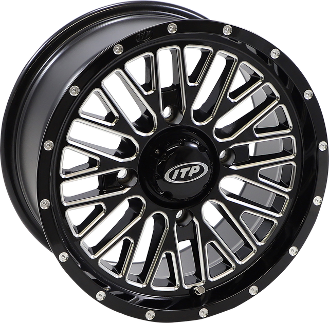 ITP Wheel - Momentum - Front/Rear - Black/Milled - 14x7 - 4/137 - 5+2 (+30 mm) 1422735731B