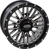 ITP Wheel - Momentum - Front/Rear - Black/Milled - 14x7 - 4/156 - 5+2 (+30 mm) 1422736731B