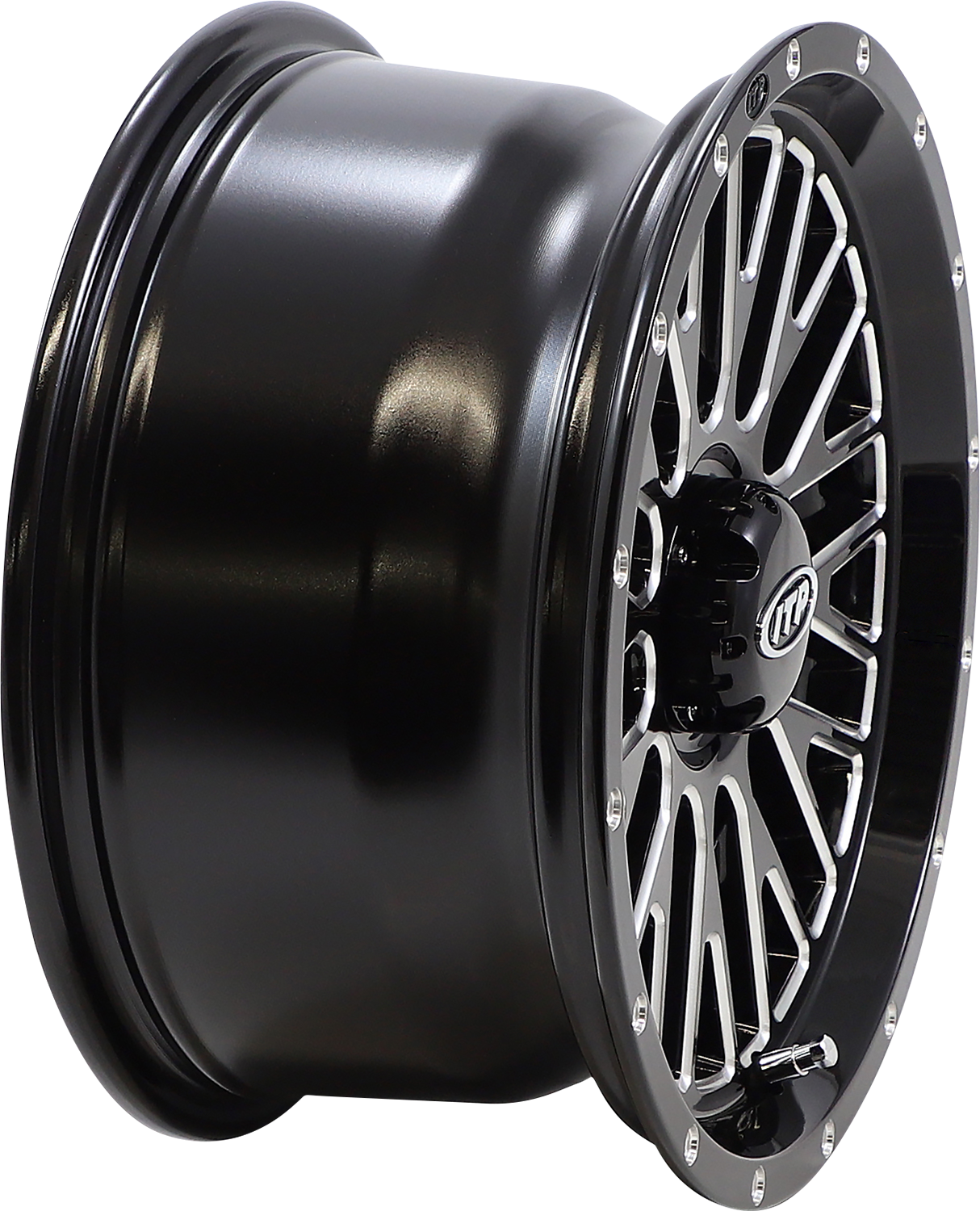 ITP Wheel - Momentum - Front/Rear - Black/Milled - 14x7 - 4/156 - 5+2 (+30 mm) 1422736731B