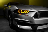 Oracle 18-21 Ford Mustang Dynamic DRL w/ Halo Kit & Sequential Turn Signal - ColorSHIFT
