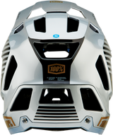 100% Trajecta Helmet with Fidlock - Ranelagh Silver Large Enduro & All Mountain Bike Helmet