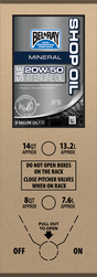 BEL-RAY Shop Oil 20W-50 - 6 U.S. Gallon Bag-In-Box for Motorcycle and Engine Service