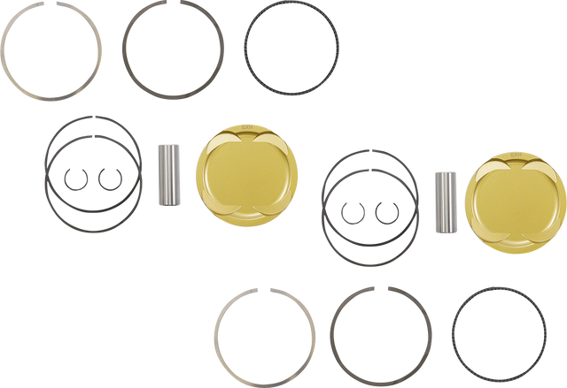 JE PISTONS Piston Kit - 93.00 mm - 9.5:1 CR - Polaris RZR XP900 379450