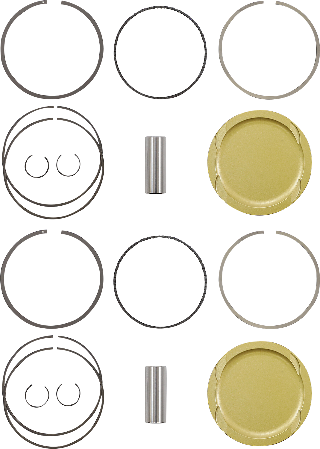 JE PISTONS Piston Kit - 93.00 mm - 9.5:1 CR - Polaris RZR XP1000/General 1000/RS1 379454