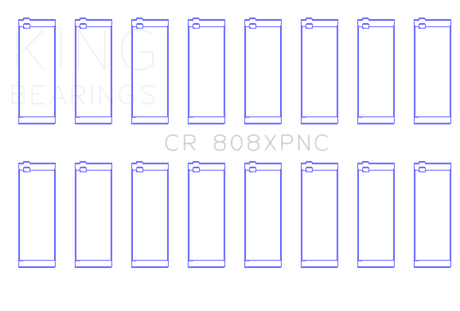 King Engine Bearings GM 369-502 Gen IV / V / VI Big Block Chevy Rod Bearing Set