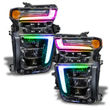 Oracle 20-21 Chevy Silverado HD 2500/3500 RGB+W Headlight DRL Upgrade Kit - ColorSHIFT