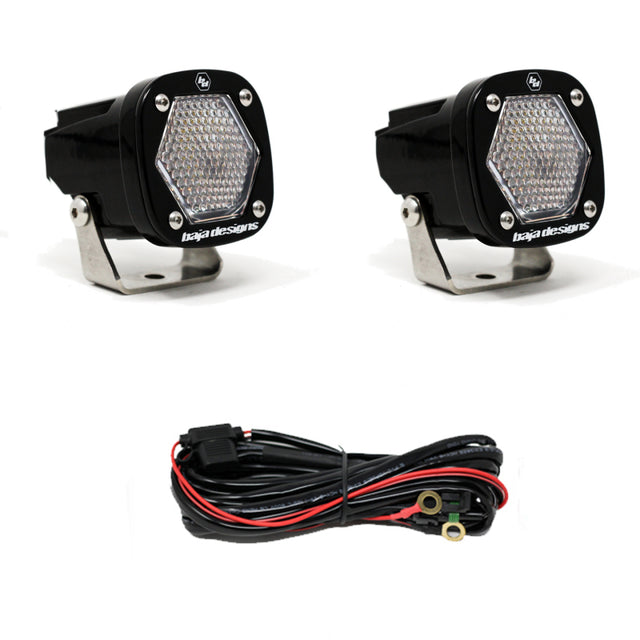 Baja Designs S1 Work/Scene LED Light Pair with Mounting Brackets – Model 387806