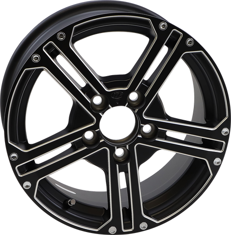 ITP Wheel - SS212 - Front/Rear - Milled Black - 15x7 - 5/4.5 - 6+1 (+61.8 mm) 1522761727B