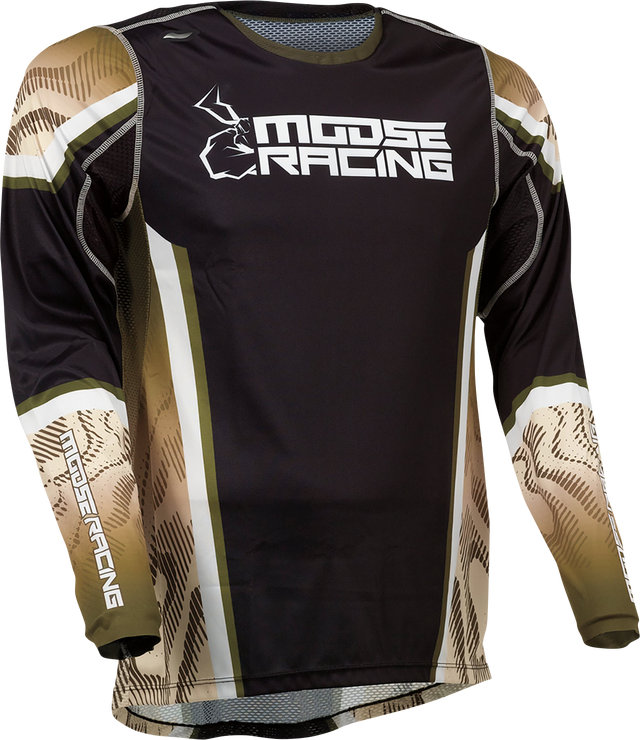 MOOSE OFFROAD Agroid Jersey - Olive/Tan/Black - XL 2910-7411