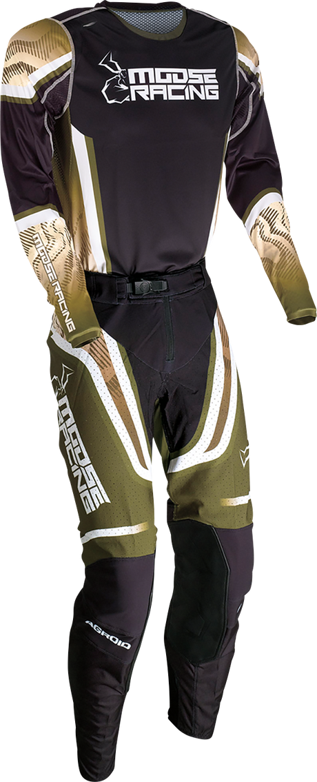 MOOSE OFFROAD Agroid Jersey - Olive/Tan/Black - XL 2910-7411