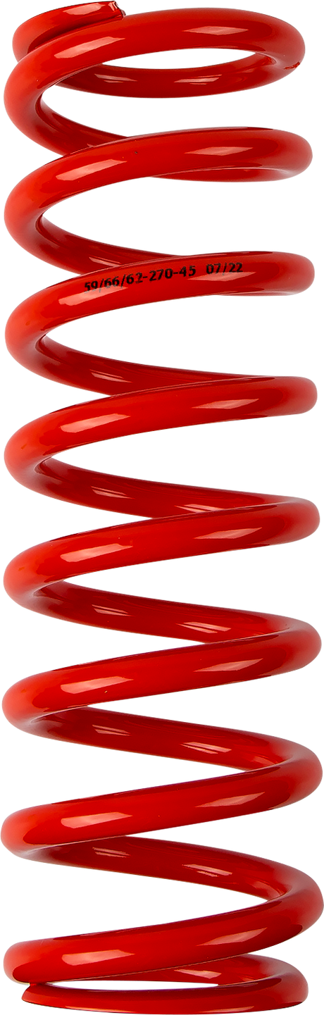 MOOSE OFFROAD Shock Spring - 59/62 mm OD - 45 n/mm - Red 1312-0963