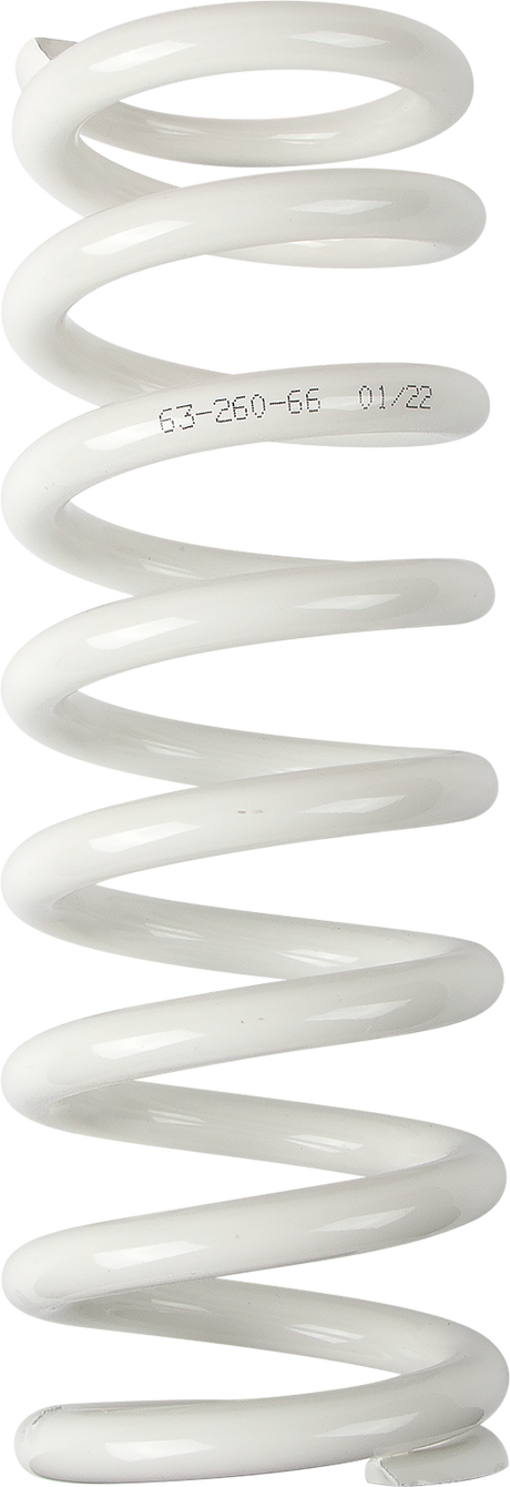 MOOSE OFFROAD Shock Spring - 63 mm OD - 66 n/mm - White 1312-0986