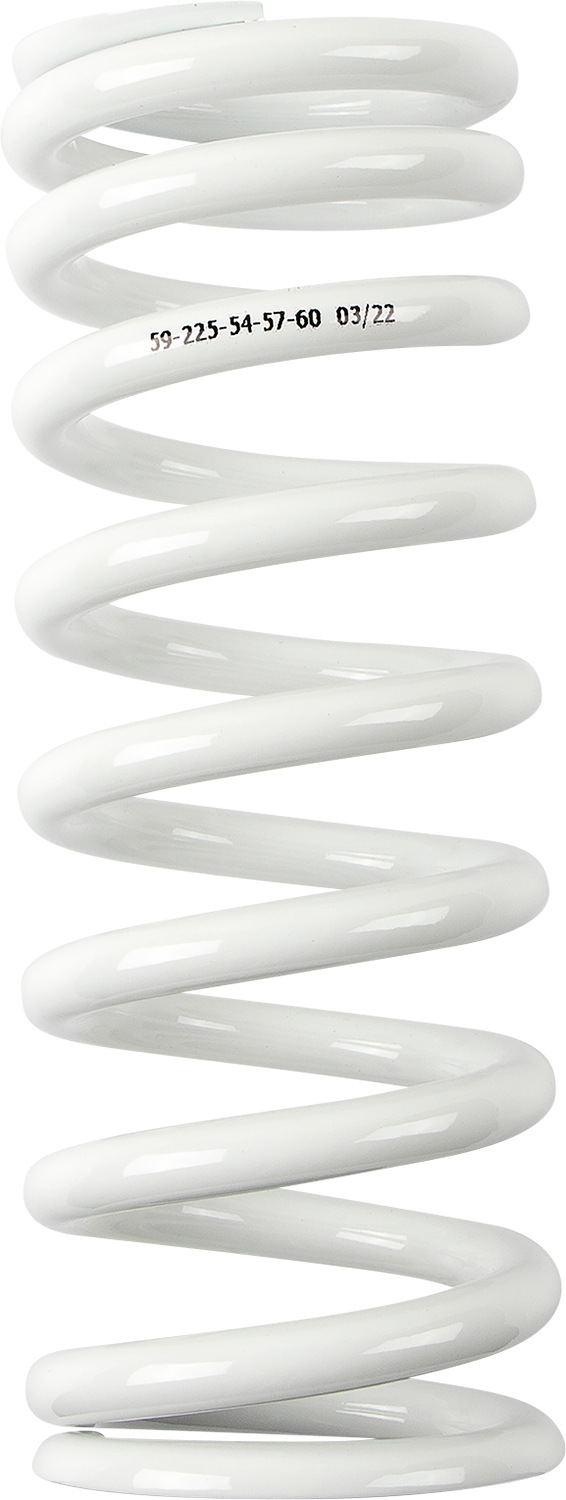MOOSE OFFROAD Shock Spring - 59 mm OD - 54/57/60 n/mm - White 1312-1013