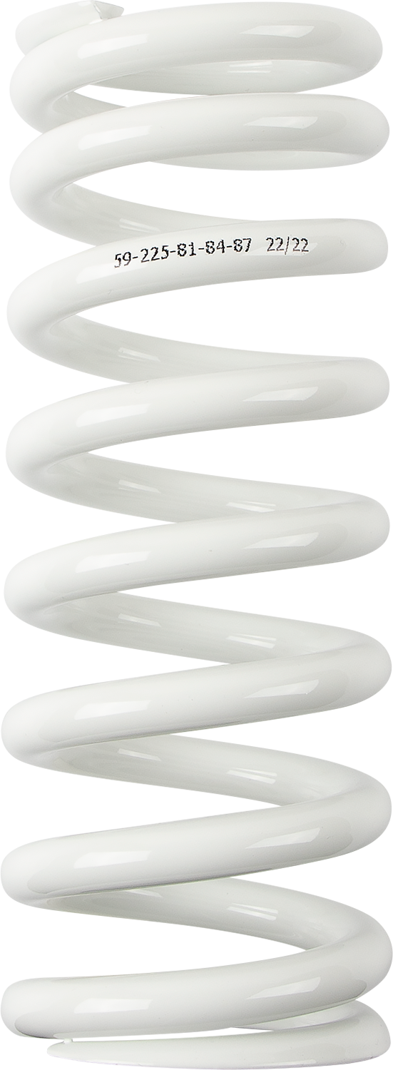 MOOSE OFFROAD Shock Spring - 59 mm OD - 81/84/87 n/mm - White 1312-1025