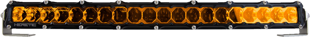 HERETIC Light Bar - 20" - Flood - Amber 52006