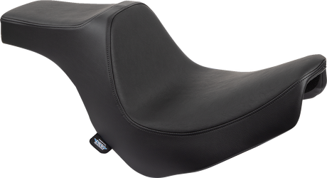Drag Specialties Seats Predator III 2-Up Seat for Harley FL/FX 2018-2024 - Black Vinyl
