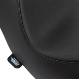 Drag Specialties Seats Predator III 2-Up Seat for Harley FL/FX 2018-2024 - Black Vinyl
