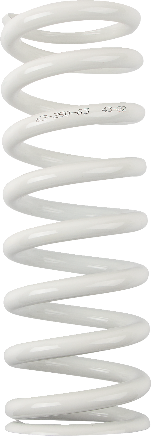 MOOSE OFFROAD Shock Spring - 63 mm OD - 63 n/mm - White 1312-1038