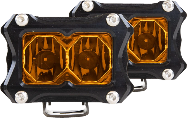 HERETIC Flood Light - 2" - Amber 50213