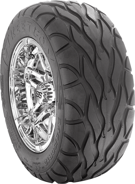 AMS Street Fox Rear Tire 25x10R12 with Curb Guard for ATV and Side by Side Vehicles