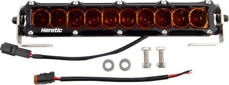 HERETIC Light Bar - 10" - Spot - Amber 51005